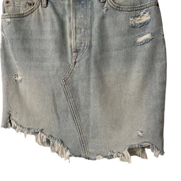 GRLFRND Rhoda Denim Mini Skirt in I Got Mine, Size 26 - Picture 6 of 12